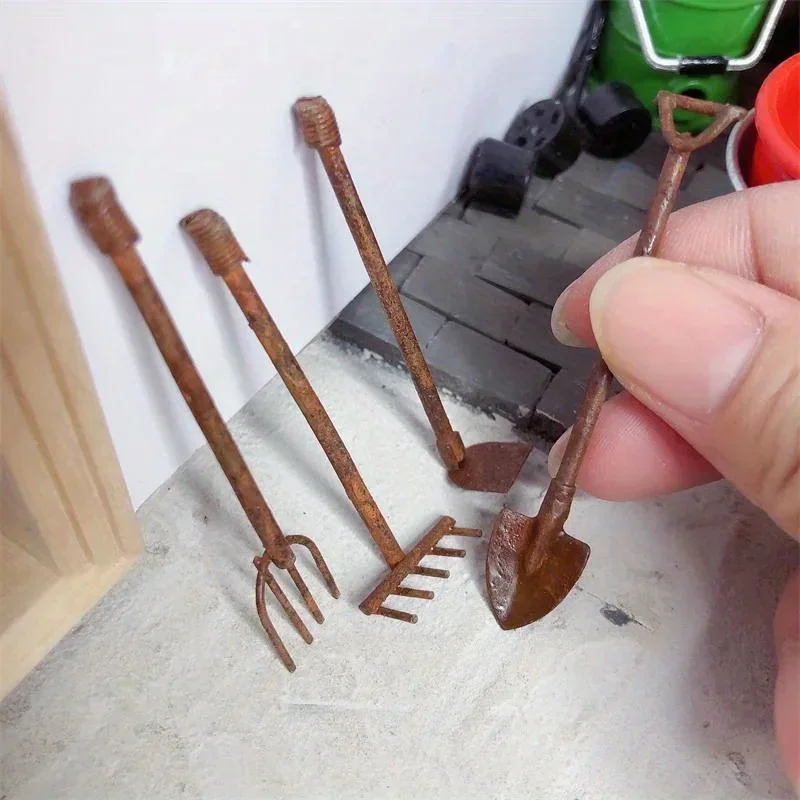 Gardening Tools Bundle - 4 шт./упаковка, миниатюрные садовые инструменты