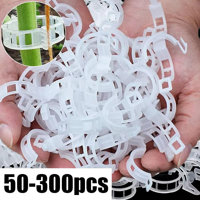 Gardening Tools Holder - 50-300 шт. многоразовых пластиковых зажимов для