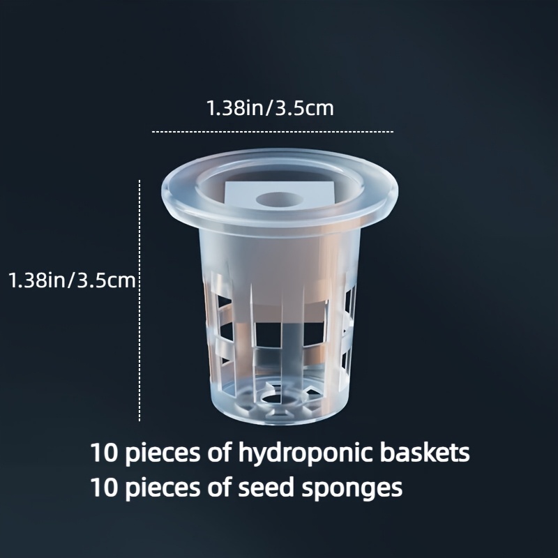 Hydroponic System - 10 шт. гидропонных корзинок для рассады