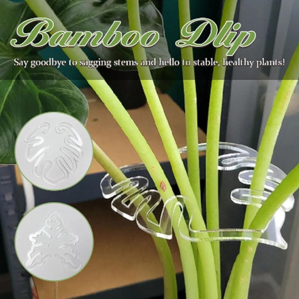 Gardening Tools Holder - 1/2 шт. многоразовый бамбуковый зажим в