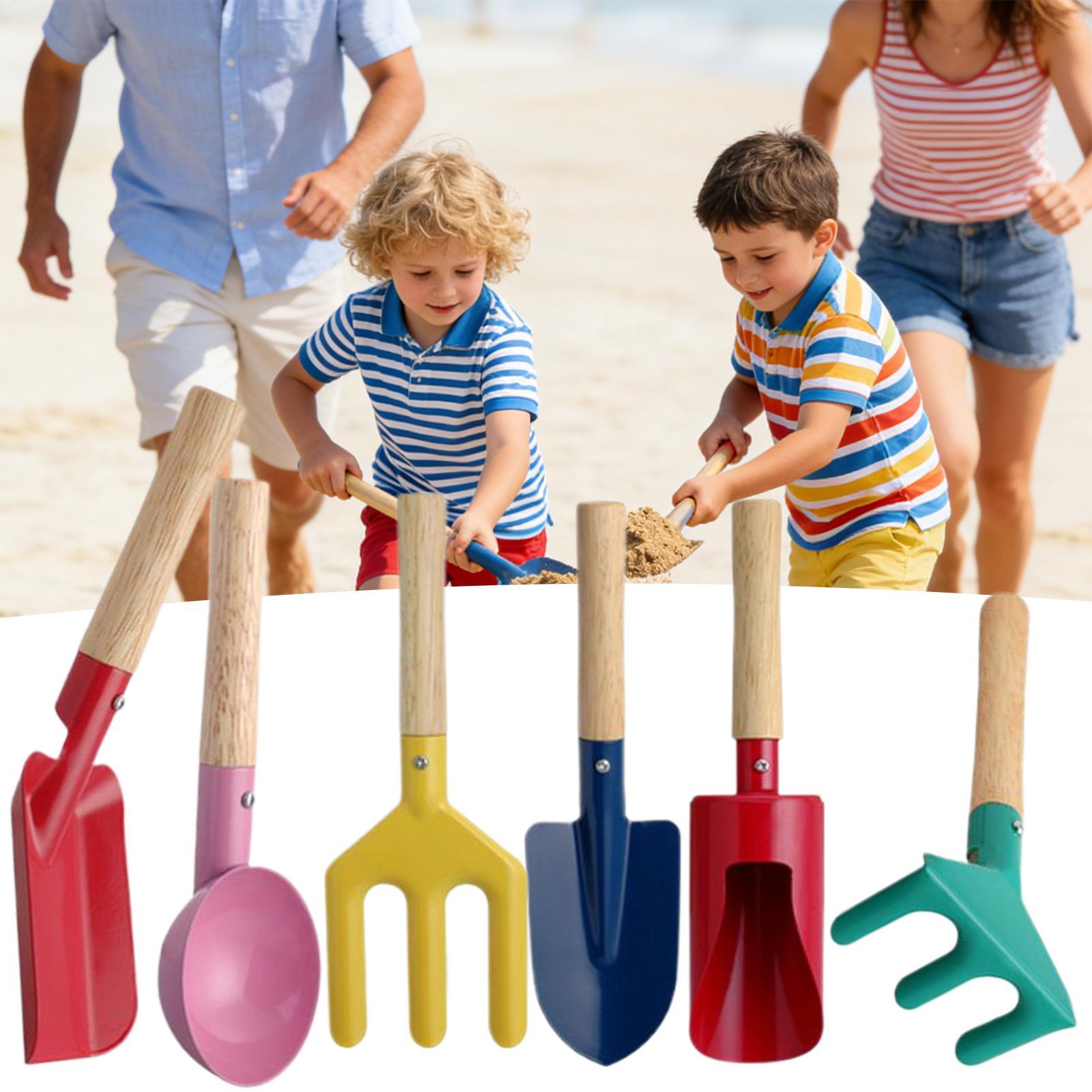 Gardening Tools Girly - Набор детских садовых инструментов, 6 предметов,