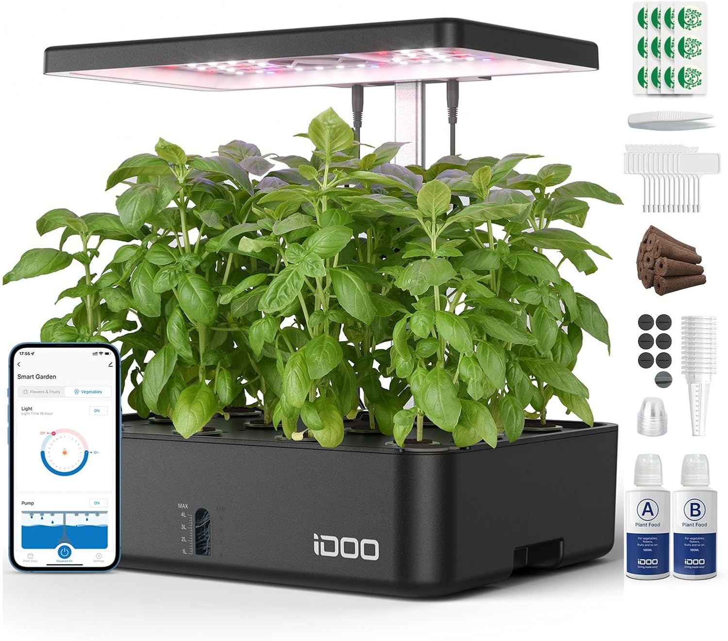 Hydroponic System - 12-модульная гидропонная система для выращивания растений
