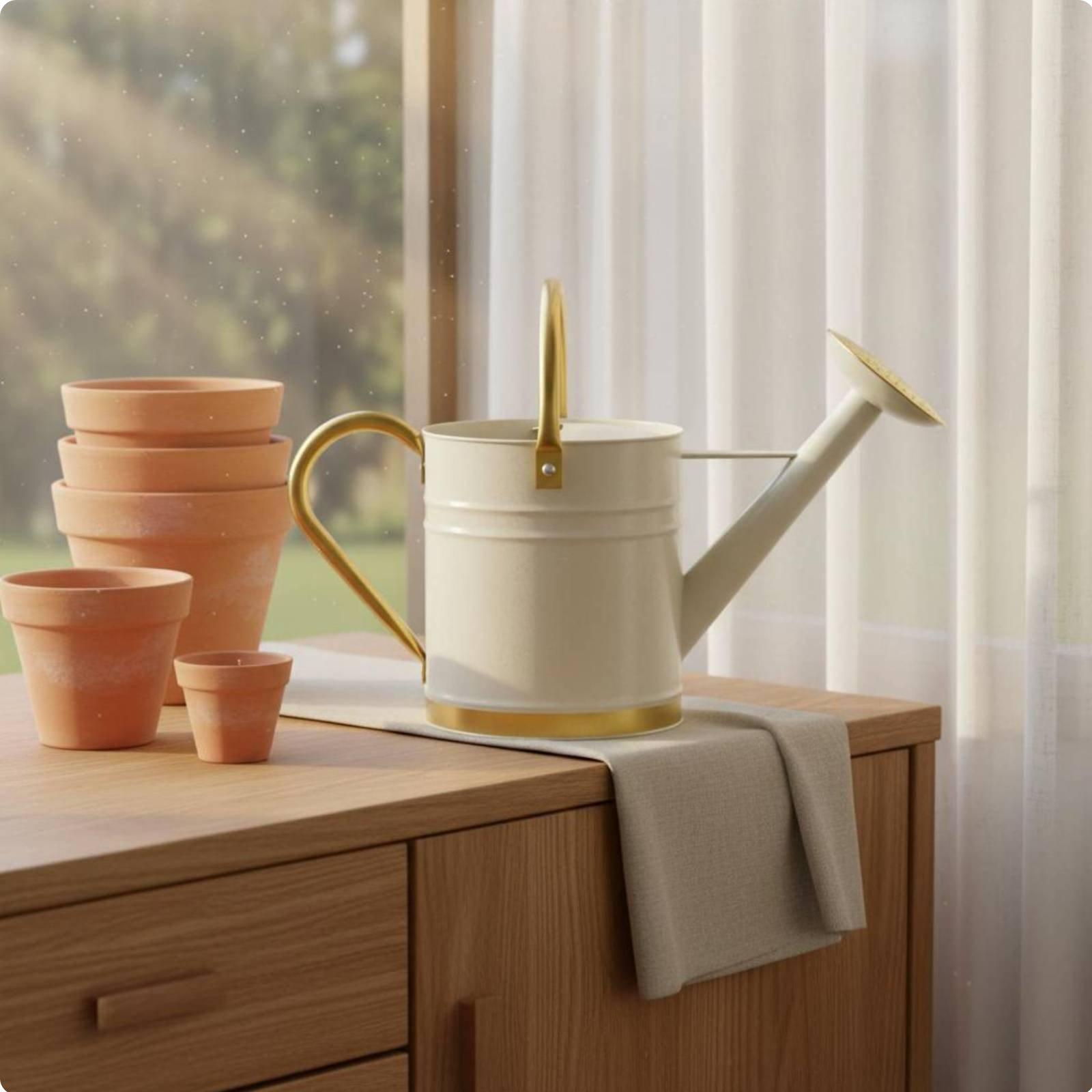 Watering Can Long Spout - Лейка с длинным носиком, герметичная металлическая