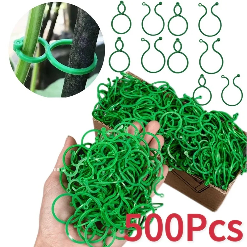 Gardening Tools Bundle - Пластиковые зажимы для подвязки растений, кольца-фиксаторы