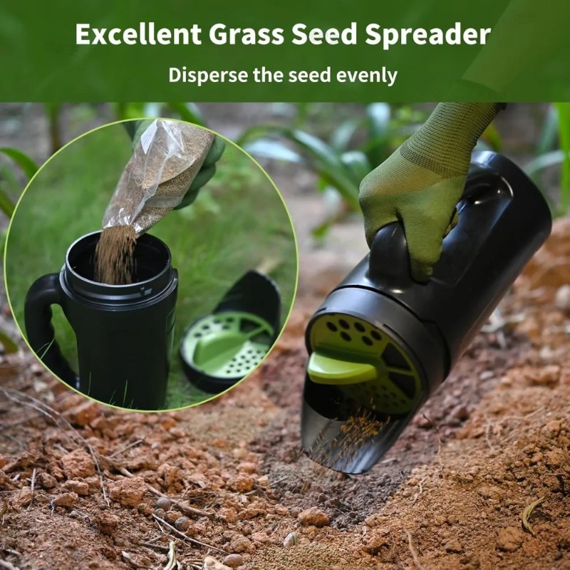 Портативный ручной разбрасыват – обзор и цена Grass Seed Spreader